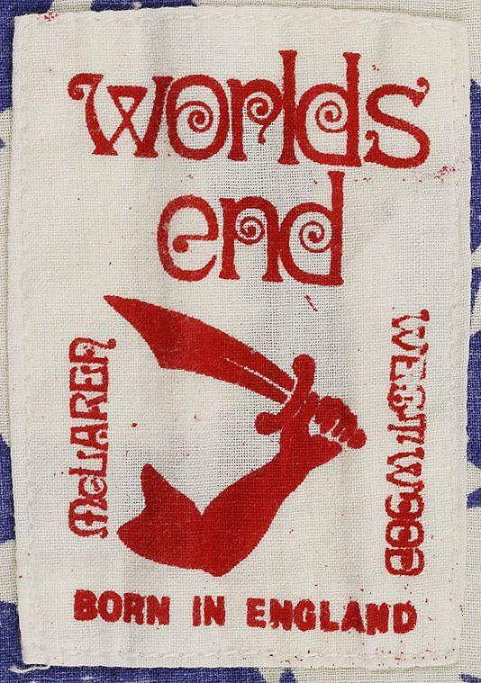 End of World Logo - Vivienne Westwood's World's End label | Tag, you're it! | Vivienne ...