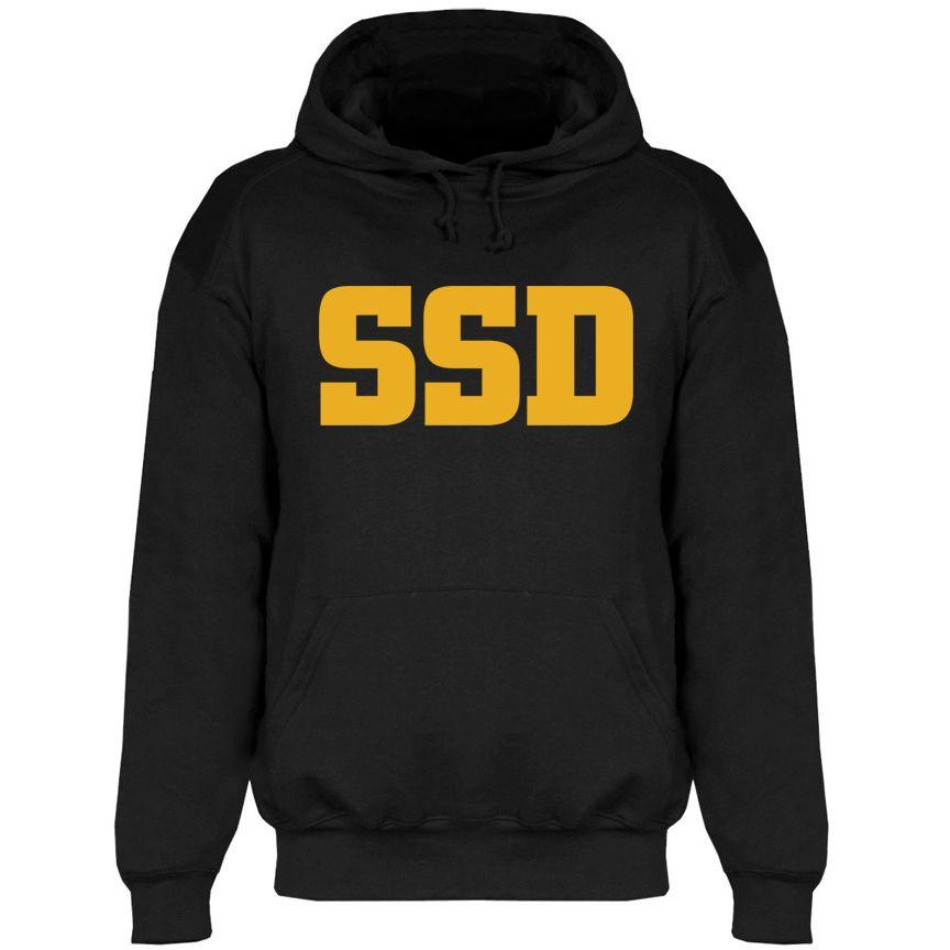 SSD Logo - Buy SSD 'Yellow Logo' Pullover Hoodie at Bridge Nine Records
