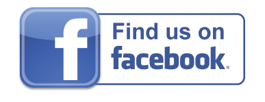 See Us On Facebook Logo - delandhouse