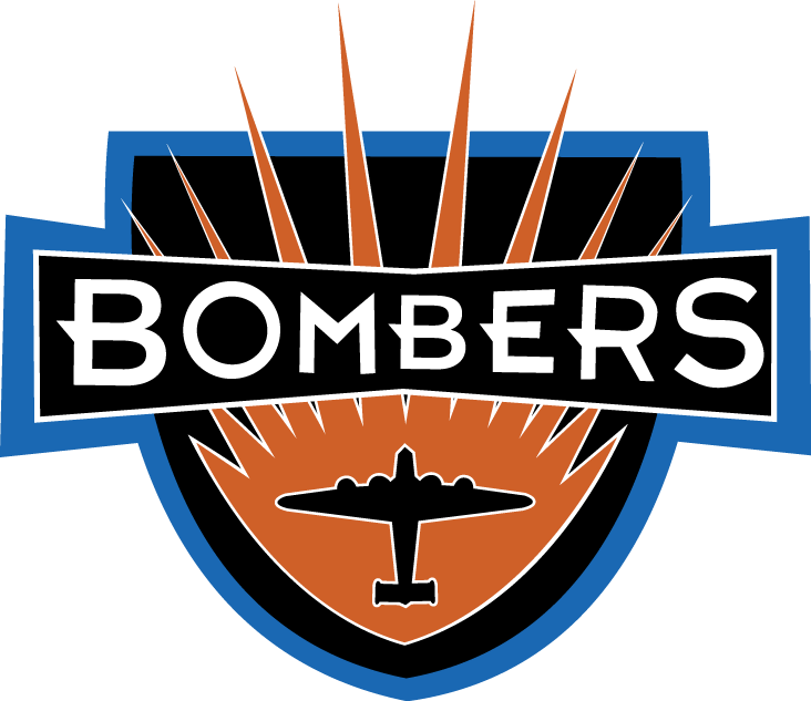 Baltimore Basketball Logo - Baltimore Bombers Primary Logo Football League NFL