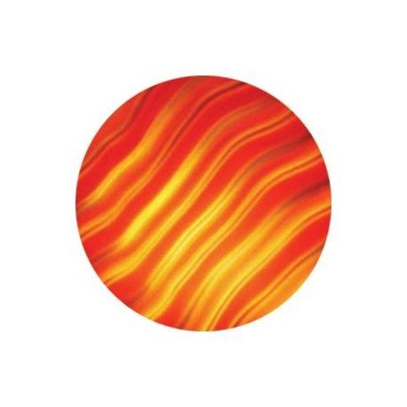 Yellow and Red Waves Logo - Rosco ColorWaves - Red Waves - B size - Stage Lighting Store
