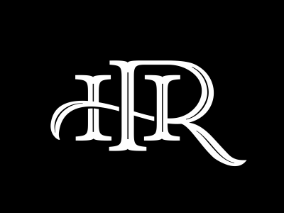 HR Logo - HR Monogram. Design. Monogram logo, Logo design, Monogram