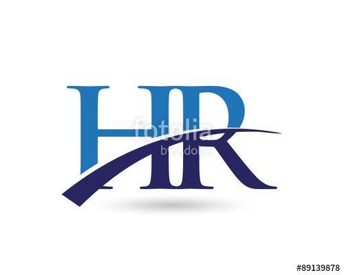 HR Logo - HR Logo Letter Swoosh
