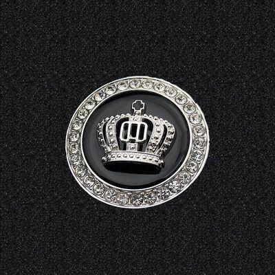 Silver Crown Logo - The silver crown head label Car emblem modified car diamond head