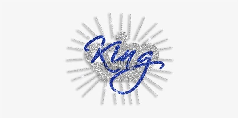 Silver Crown Logo - Royal King's Silver Crown Iron On Glitter Rhinestone PNG