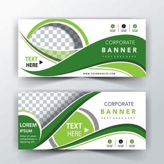 Green Banner Logo - Green Banner Vectors, Photo and PSD files