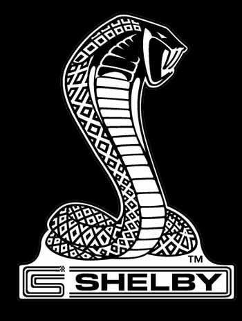 White Shelby Logo - Large Shelby Cobra Snake Sign | Shelbys' World | Cars, Shelby GT500 ...