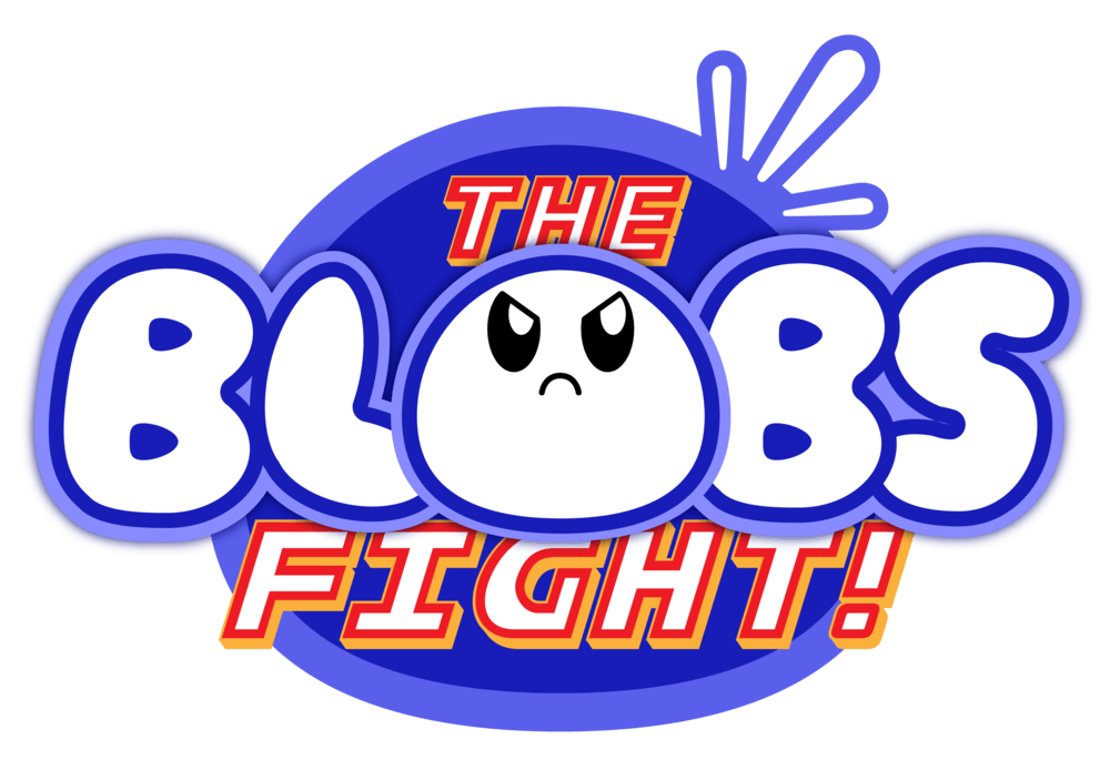 Red and Blue Blobs Logo - The Blobs Fight — SkyPyre Studios