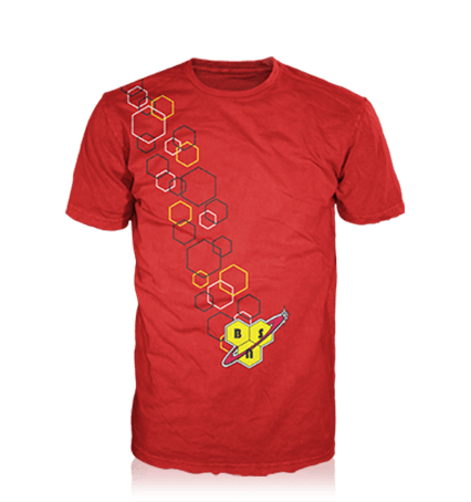 Red Hexagon G Logo - BSN® Logo Hexagon T-Shirt - Red | BSN