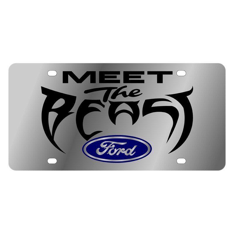 The Beast Logo - Eurosport Daytona® - Ford Motor Company License Plate with Meet the ...