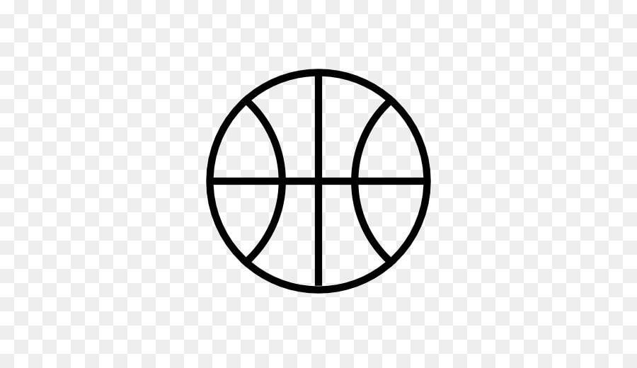 Transparent Basketball Logo - Outline of basketball Sport Flat design - basketball logo pictures ...