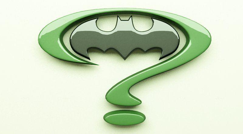 Riddler Logo - Batman Forever 3D Logo 3D Model in Other 3DExport