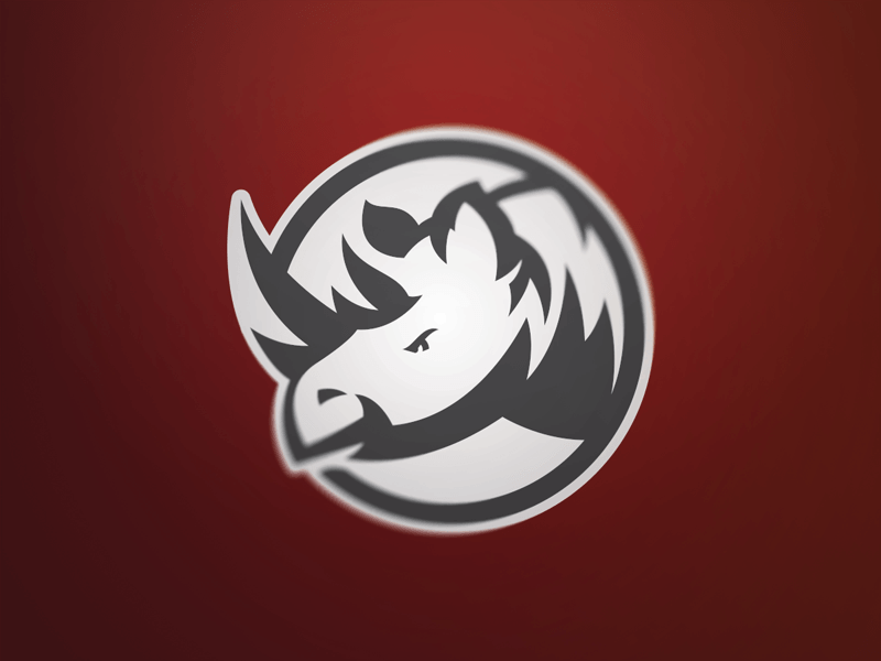 Rino Sports Logo - Rhino | 1 Color Logos by Adam Eargle | Dribbble | Dribbble