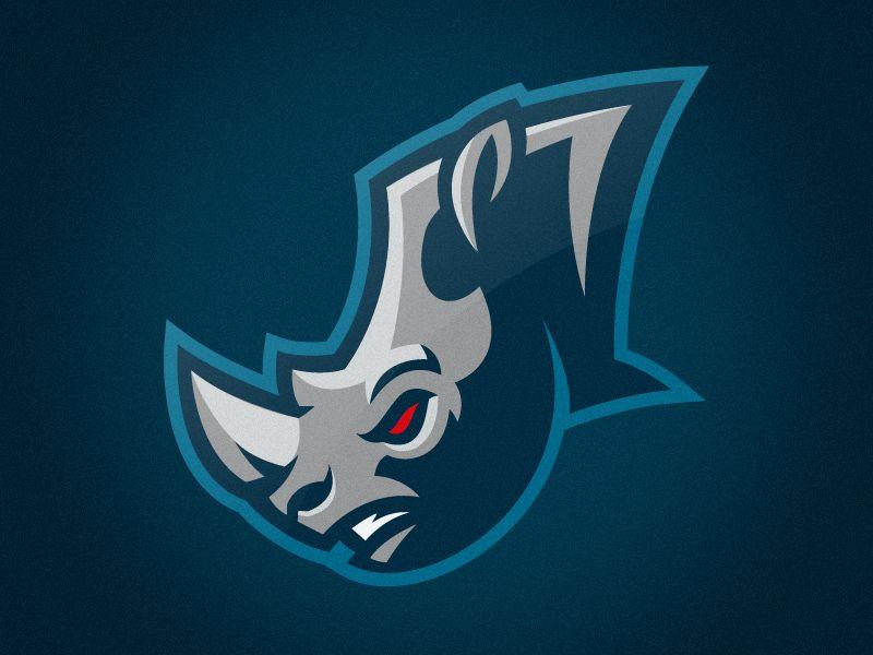 Rino Sports Logo - Rhinos Sportslogo Concept - II by Daniel Otters | Dribbble | Dribbble