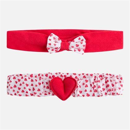 Two Red Girls Logo - Mayoral - Baby Girls Pack Of Two Red Headbands | Jakss - Jakss