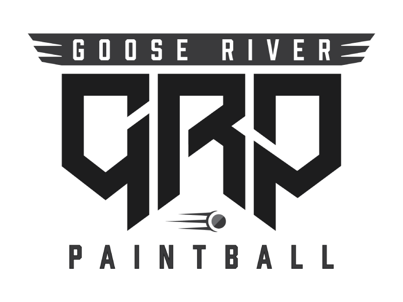 Black Square Sports Logo - GRP Paintball Field logo