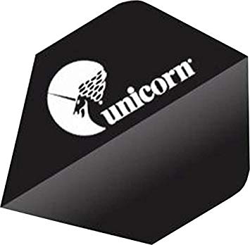 Black Square Sports Logo - Unicorn Maestro Embossed Black Square Big Wing Design Dart Flights ...