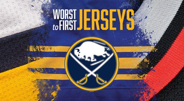 Red and Black Sabres Logo - Worst to First Jerseys: Buffalo Sabres. Hockey By Design