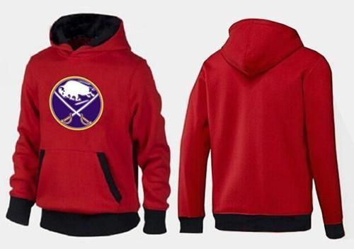 Red and Black Sabres Logo - NHL Men's Buffalo Sabres Big & Tall Logo Pullover Hoodie