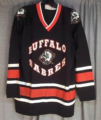 Red and Black Sabres Logo - VTG 90'S NHL BUFFALO SABRES LOGO ATHLETIC PULLOVER WINTER JACKET XL ...