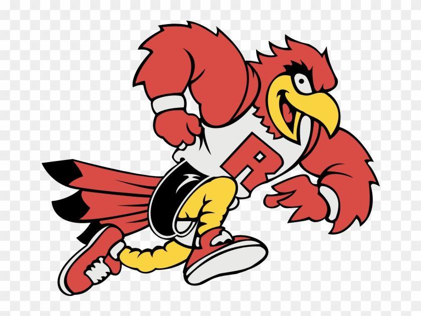 Red Hawk Mascot Logo - Red Hawks, Rensselaer Polytechnic Institute[a 4][a - Rensselaer ...