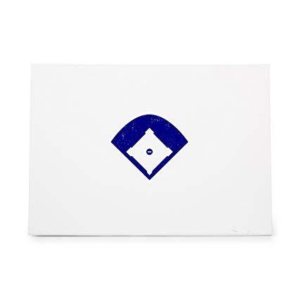 Diamond Shape Sports Logo - Baseball Field Diamond Kickball Softball Sports Style
