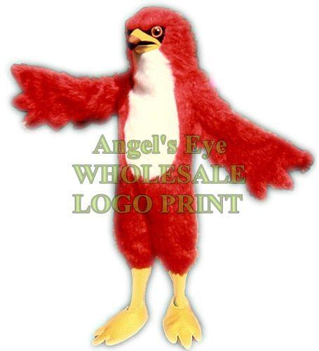 Red Hawk Mascot Logo - red hawk mascot costume adult size cartoon bird hawk theme anime ...