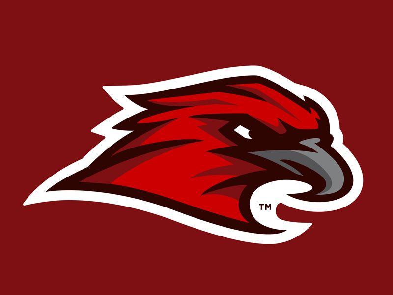 Red Hawk Mascot Logo - RedHawks Mark