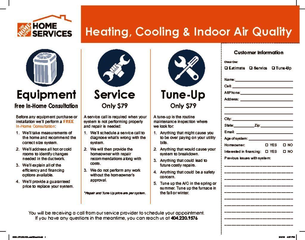 Home Depot Home Services Logo - Home Depot Home Services Lead Sheet - Wrench Group