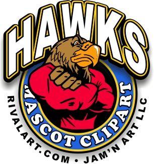 Red Hawk Mascot Logo - Free Red Hawk Cliparts, Download Free Clip Art, Free Clip Art on ...