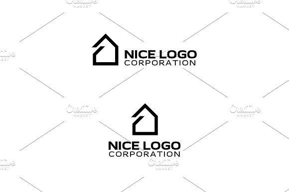Simple House Logo - simple house logo Logo Templates Creative Market