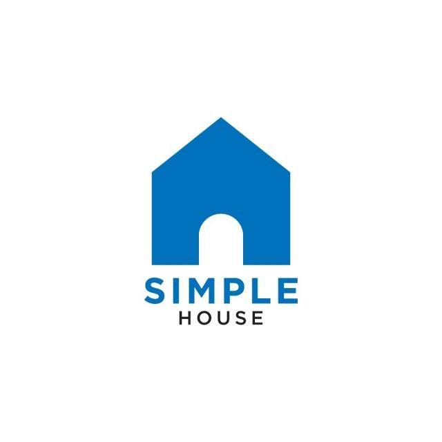 Simple House Logo - Simple elegant blue house icon design template Template for Free ...