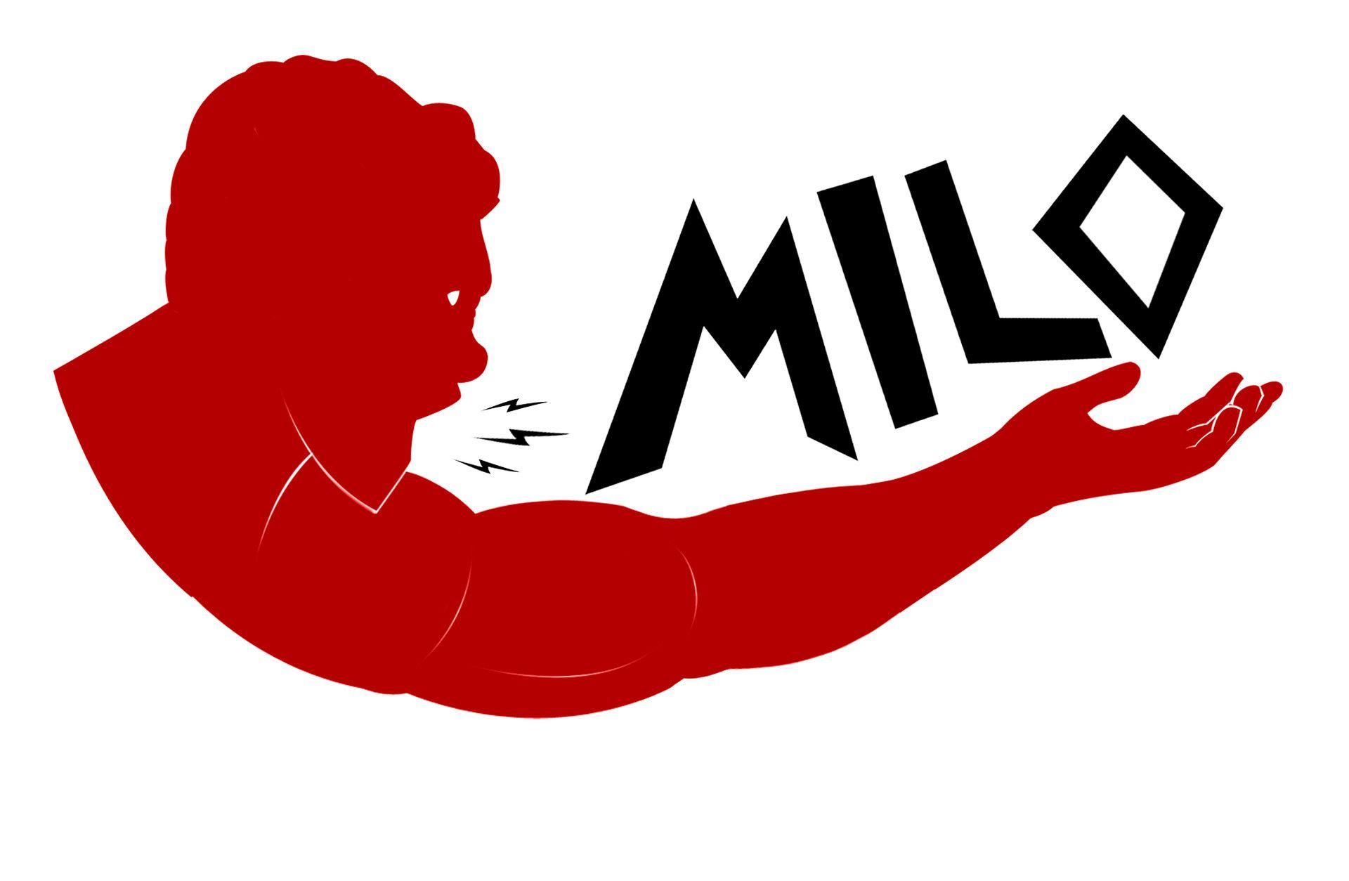 Red Milo Logo - Logo company, Daniel Kuchař