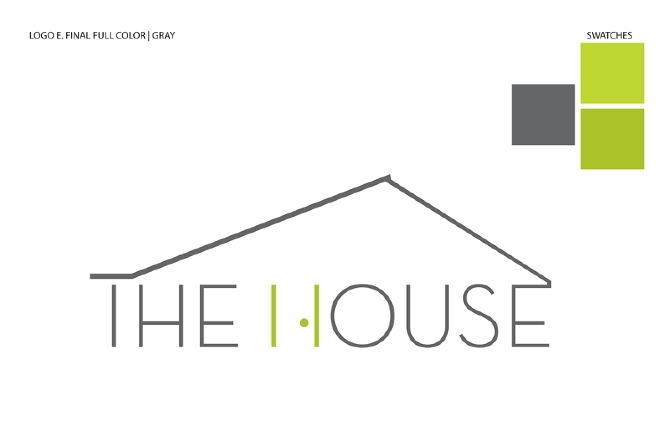 Simple House Logo - The House Studios M Huber Design