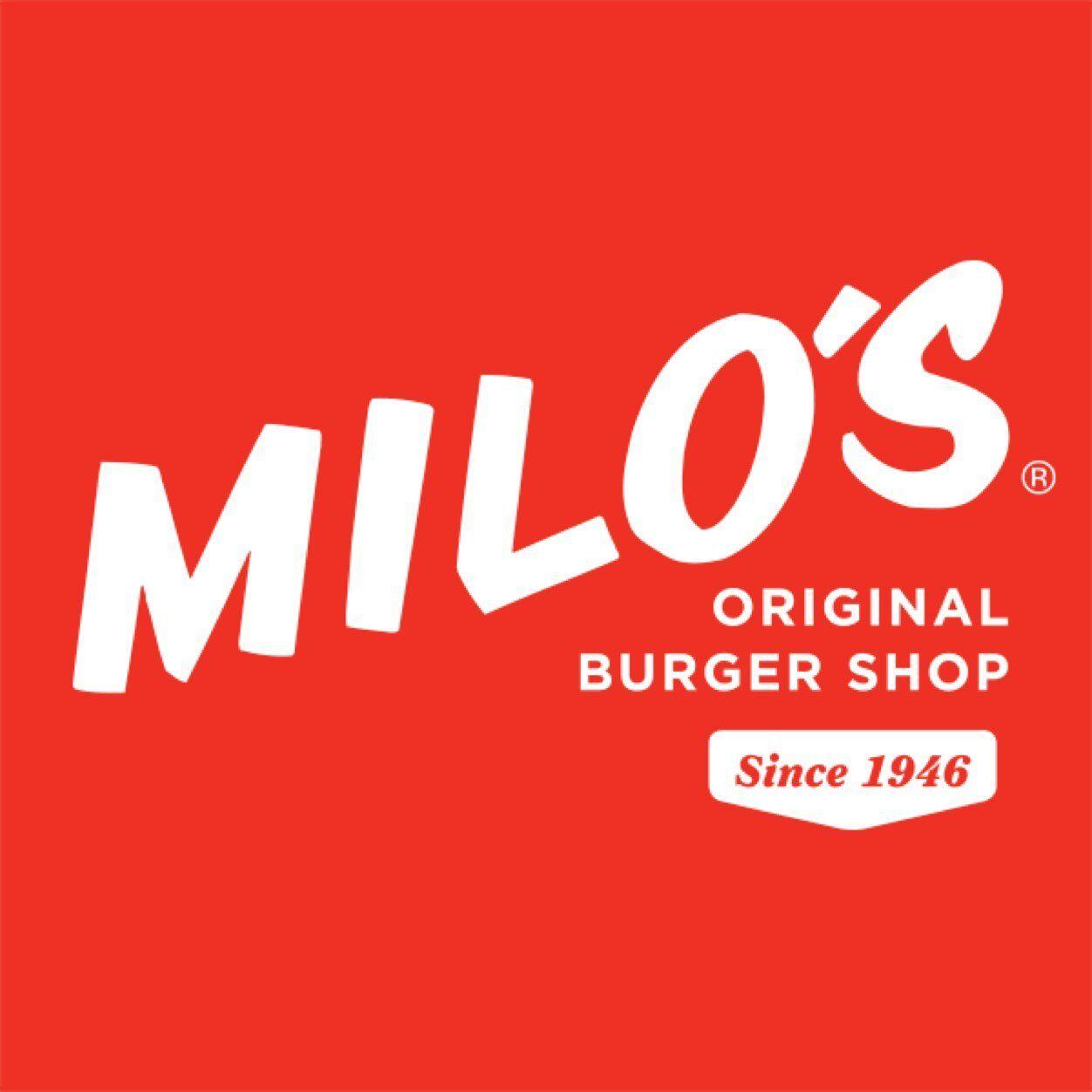 Red Milo Logo - Milo's Burger Shop (@milosburgershop) | Twitter