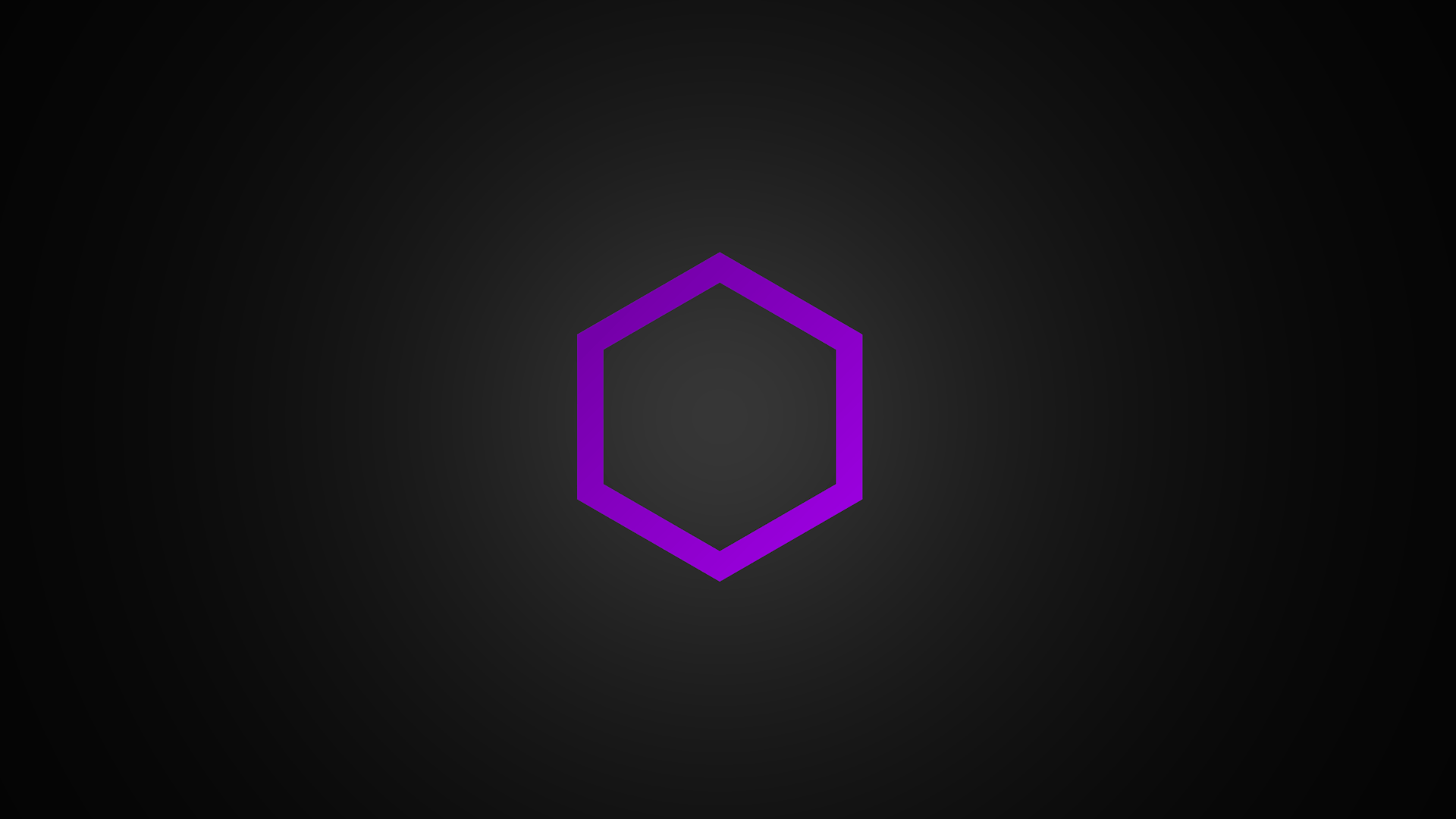 Hexagon Computer Logo - Wallpaper : minimalism, purple, text, logo, symmetry, hexagon ...