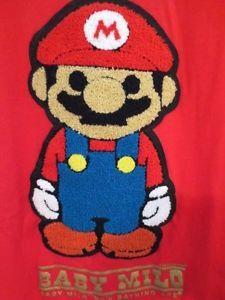 Red BAPE Milo Logo - Vintage Rare Bape A Bathing Ape Japan Baby Milo Mario Logo T Shirt ...
