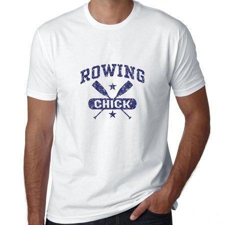 Funny Crew Logo - Hollywood Thread - Funny Rowing Chick Crew Team Oars Logo Graphic ...