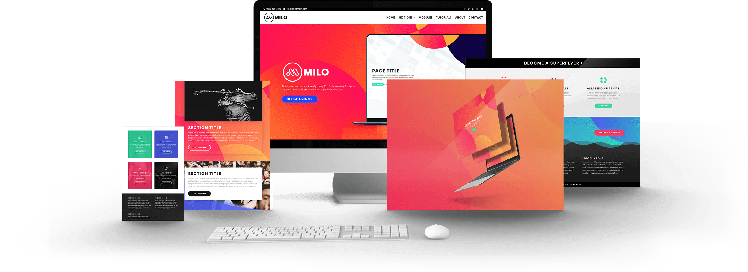 Red Milo Logo - Milo Super Theme | BeSuperfly.