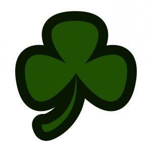 Green Three Leaf Logo - Photostock Vector Saint Patrick S Day Green Three Leaf Clover With ...