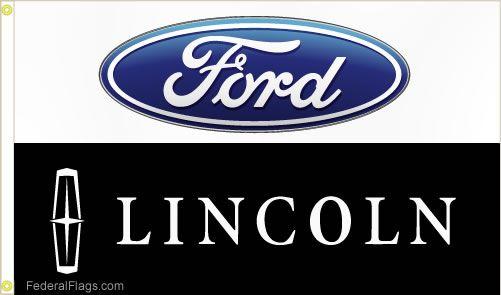 Ford Lincoln Logo - Buy Ford Lincoln Dealer Logo Flag - 3'x5' Logo Flags | Federal Flags ™