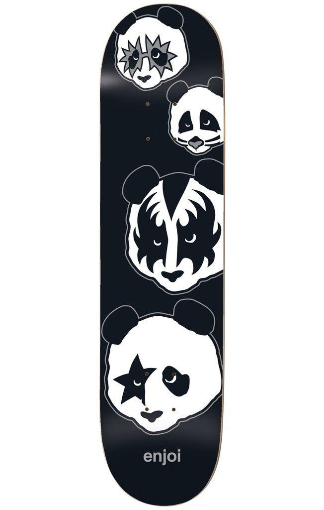 Enjoi Panda Logo - Enjoi Kiss Panda Logo Skateboard Deck | Enjoi | Skateboard decks ...