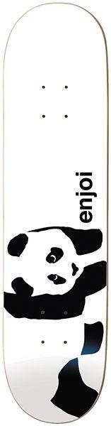 Enjoi Panda Logo - Enjoi Whitey Panda Logo R7 Deck - 8.0
