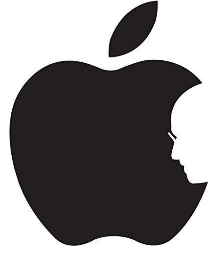 Steve Jobs Logo - Amazon.com: Apple Logo with Steve Jobs Face Decal Sticker Peel And ...