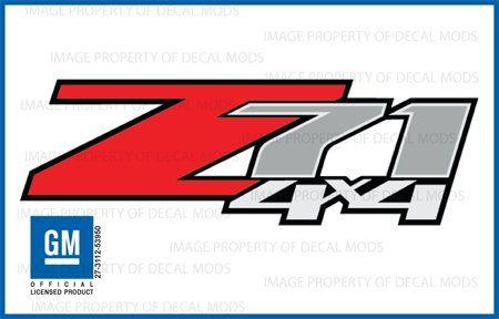 Z71 Logo - Amazon.com: Chevy Silverado Z71 4x4 decals stickers - F (2007-2013 ...