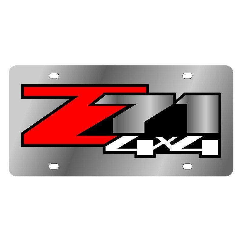 Z71 Logo - Eurosport Daytona® - GM License Plate with Z71 4x4 Logo