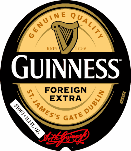 Guinness Stout Logo - Guinness Foreign Extra Stout (Kenya) - Kenya Breweries Limited - Untappd