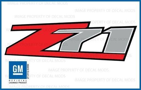 Z71 Logo - Chevy Silverado Z71 Decals Stickers (2007 2013) Bed Side 1500