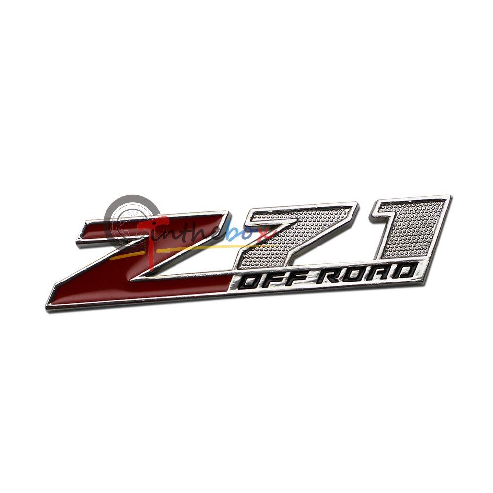 Z71 Logo - 1) 3D Metal Z71 Off Road Emblem Badge Sticker for Chevy Silverado