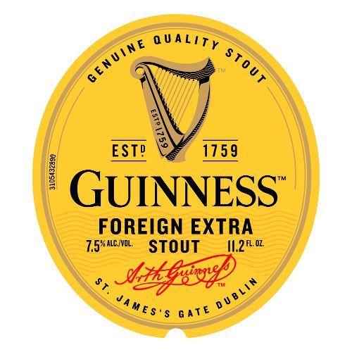 Guinness Stout Logo - Guinness 'Foreign Extra Stout' - Bruisin' Ales